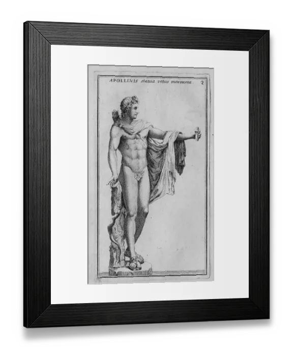Framed Print : The Roman god Apollo, marble statue from the Museo Clementino, historical Rome, Italy, digital reproduction of an original 18th century model, original date unknown Framed Print : The Roman god Apollo, marble statue from the Museo Clementino, historical Rome, Italy, digital reproduction of an original 18th century model, original date unknown