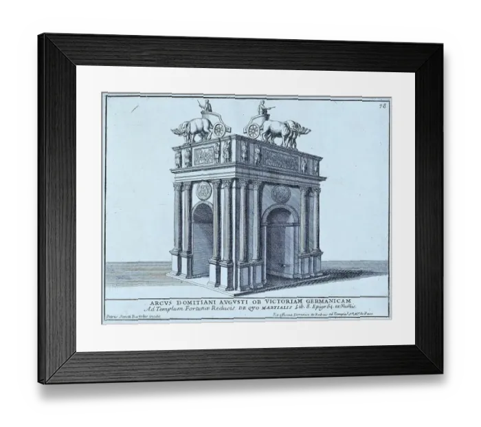 Framed Print : Arcus Traiani Augusti ob Victoriam Germanicam, a Roman victory arch based on a coinage, erected for the Emperor Trajan in honour of military victories in Germania, historical Rome, Italy, 1625, Rome, digital reproduction of an 18th century original Framed Print : Arcus Traiani Augusti ob Victoriam Germanicam, a Roman victory arch based on a coinage, erected for the Emperor Trajan in honour of military victories in Germania, historical Rome, Italy, 1625, Rome, digital reproduction of an 18th century original