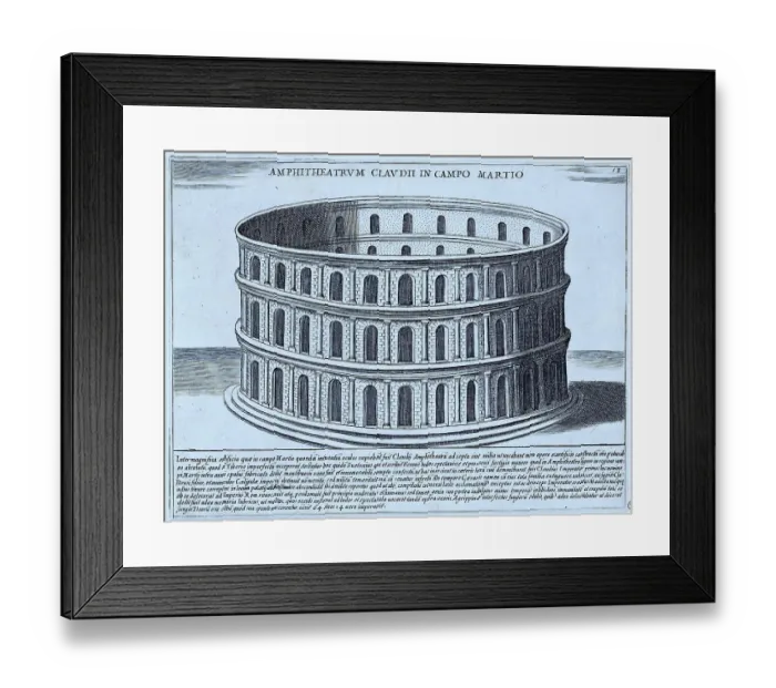 Framed Print : Hypothetical reconstruction of the amphitheatre of Claudius in Rome, historical Rome, Italy, 1625, Rome, digital reproduction of an 18th century original, original date unknown Framed Print : Hypothetical reconstruction of the amphitheatre of Claudius in Rome, historical Rome, Italy, 1625, Rome, digital reproduction of an 18th century original, original date unknown