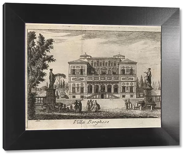 Villa Borghese, Rome, Italy, 1767, digital reproduction of an 18th century original, original date unknown
