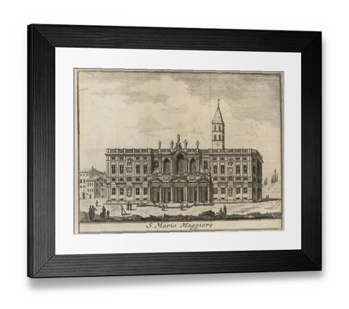 Framed Print : S. Maria Maggiore, Rome, Italy, 1767, digital reproduction of an 18th century original, original date unknown Framed Print : S. Maria Maggiore, Rome, Italy, 1767, digital reproduction of an 18th century original, original date unknown