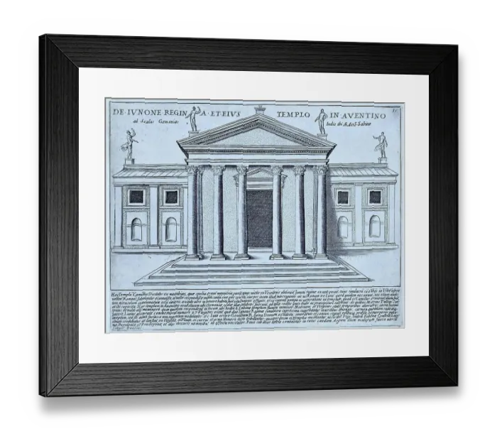 Framed Print : The painting depicts the temple of Juno on the Aventine. Juno Regina was an Etruscan goddess who was ritually invoked by the Roman general Lucius Furius Camillus to bestow her protection on Rome, historical Rome, Italy, 1625, Rome Framed Print : The painting depicts the temple of Juno on the Aventine. Juno Regina was an Etruscan goddess who was ritually invoked by the Roman general Lucius Furius Camillus to bestow her protection on Rome, historical Rome, Italy, 1625, Rome