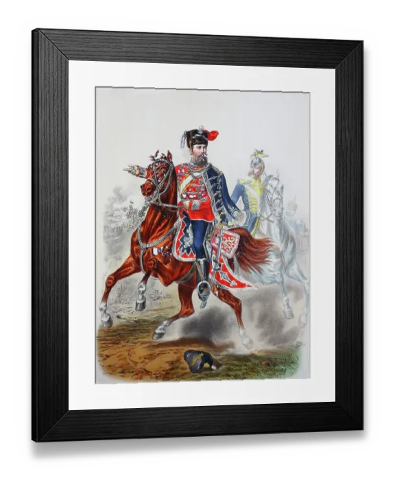 Framed Print : Prussian Army, Prince Friedrich Carl Alexander of Prussia, 1801-1883, in, Uniform of the Brandenburg Hussar Regiment, Zieten Hussars, Army Uniform, Military, Prussia, Germany, digitally restored reproduction of a 19th century original Framed Print : Prussian Army, Prince Friedrich Carl Alexander of Prussia, 1801-1883, in, Uniform of the Brandenburg Hussar Regiment, Zieten Hussars, Army Uniform, Military, Prussia, Germany, digitally restored reproduction of a 19th century original