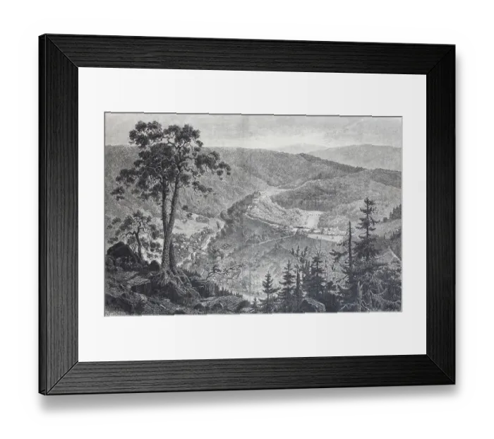 Framed Print : Schwarzburg Castle, Saalfeld-Rudolstadt County, Thuringia, Germany, Historical, digitally restored reproduction of an original from the 19th century Framed Print : Schwarzburg Castle, Saalfeld-Rudolstadt County, Thuringia, Germany, Historical, digitally restored reproduction of an original from the 19th century