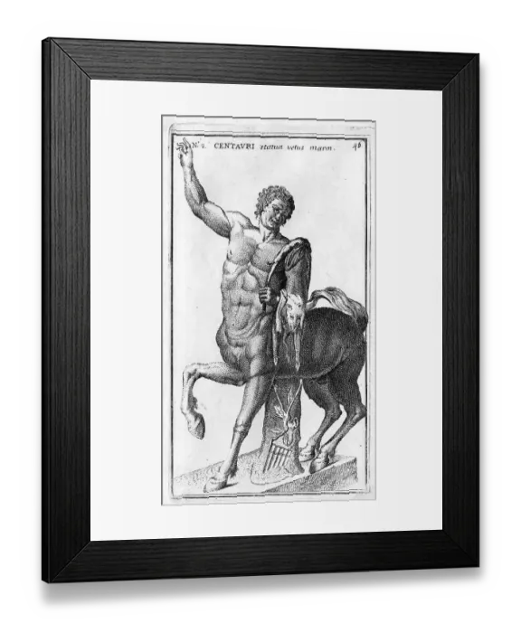 Framed Print : A Centaur, Centaurus, Centauri, Centaur, a hybrid creature of Greek mythology of horse and human, historical Rome, Italy, digital reproduction of an 18th century original, original date unknown Framed Print : A Centaur, Centaurus, Centauri, Centaur, a hybrid creature of Greek mythology of horse and human, historical Rome, Italy, digital reproduction of an 18th century original, original date unknown