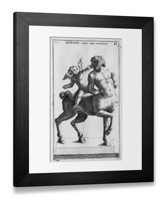 Framed Print : A Centaur, Centaurus, Centauri, Centaur, a hybrid creature of Greek mythology of horse and human, historical Rome, Italy, digital reproduction of an 18th century original, original date unknown Framed Print : A Centaur, Centaurus, Centauri, Centaur, a hybrid creature of Greek mythology of horse and human, historical Rome, Italy, digital reproduction of an 18th century original, original date unknown
