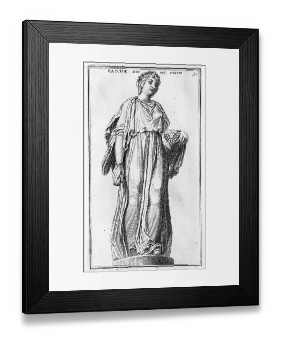 Framed Print : Baccante, a maenad, mythical companion of the Dionysian traits as well as the historically provable cult follower, historical Rome, Italy, digital reproduction of an 18th century original, original date not known Framed Print : Baccante, a maenad, mythical companion of the Dionysian traits as well as the historically provable cult follower, historical Rome, Italy, digital reproduction of an 18th century original, original date not known