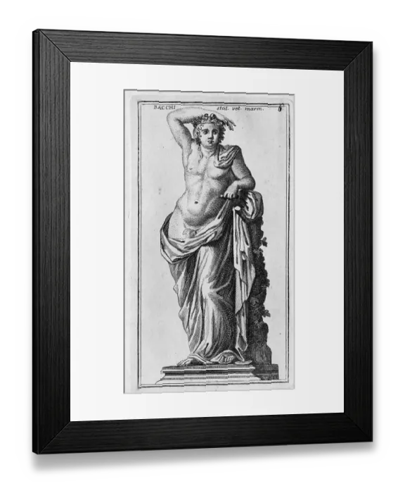 Framed Print : The Roman god Bacchus, marble statue from ancient Rome, Italy, digital reproduction of an original from the 18th century, original date not known Framed Print : The Roman god Bacchus, marble statue from ancient Rome, Italy, digital reproduction of an original from the 18th century, original date not known