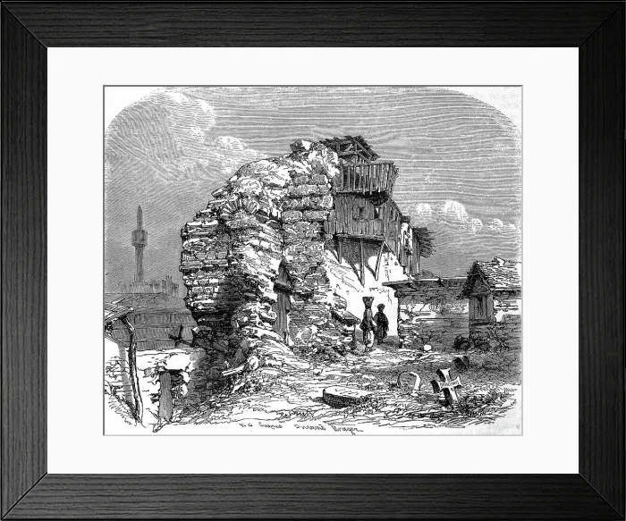 Framed Print : The Ruins of the Ancient Roman Palace of Varna, Bulgaria, Historical, digital reproduction of an original 19th century artwork Framed Print : The Ruins of the Ancient Roman Palace of Varna, Bulgaria, Historical, digital reproduction of an original 19th century artwork