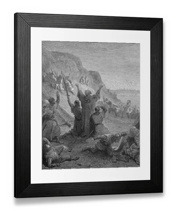 Framed Print : Arrival of the Auxiliary Troops in front of Damiette, Egypt, Fifth Crusade, Historical, digital reproduction of an original 19th century original Framed Print : Arrival of the Auxiliary Troops in front of Damiette, Egypt, Fifth Crusade, Historical, digital reproduction of an original 19th century original