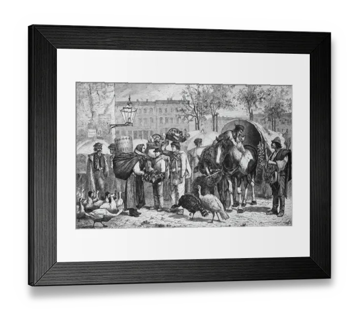 Framed Print : Slavs and Hungarians at the Naschmarkt in Vienna, Austria, History, digital reproduction of an original from the 19th century Framed Print : Slavs and Hungarians at the Naschmarkt in Vienna, Austria, History, digital reproduction of an original from the 19th century