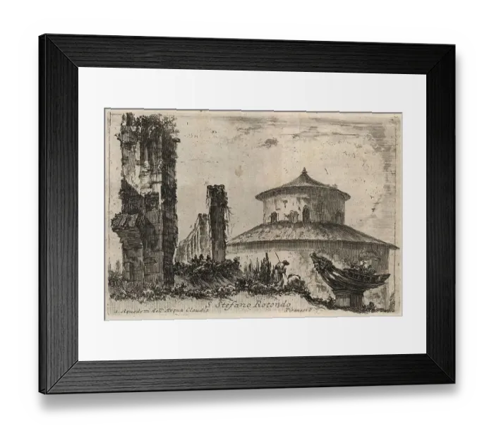 Framed Print : S. Stefano Rotonda Church, 1767, Rome, Italy, digital reproduction of an 18th century original, original date unknown Framed Print : S. Stefano Rotonda Church, 1767, Rome, Italy, digital reproduction of an 18th century original, original date unknown