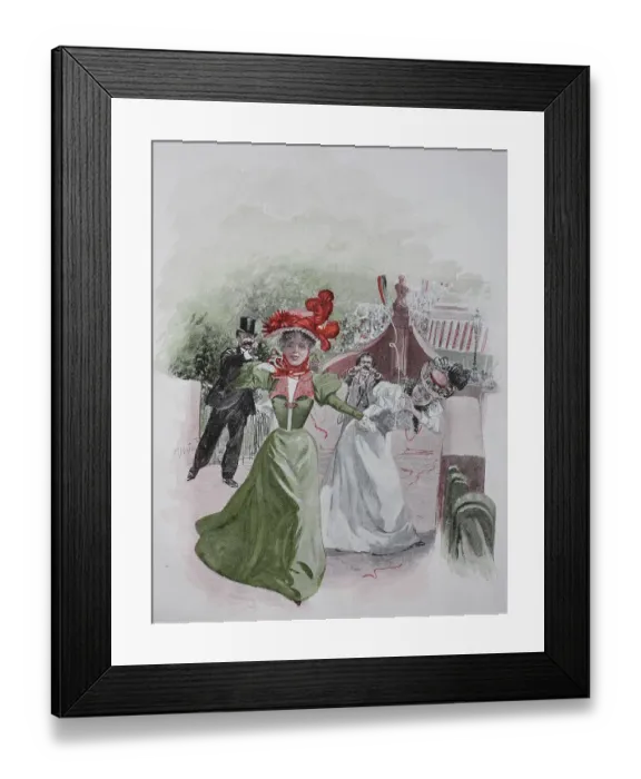 Framed Print : At the Cannstatt Folk Festival, on King Karl's Bridge, Beer Festival and Amusement Park, 1889, Germany, Historic, digital reproduction of an original 19th-century original Framed Print : At the Cannstatt Folk Festival, on King Karl's Bridge, Beer Festival and Amusement Park, 1889, Germany, Historic, digital reproduction of an original 19th-century original