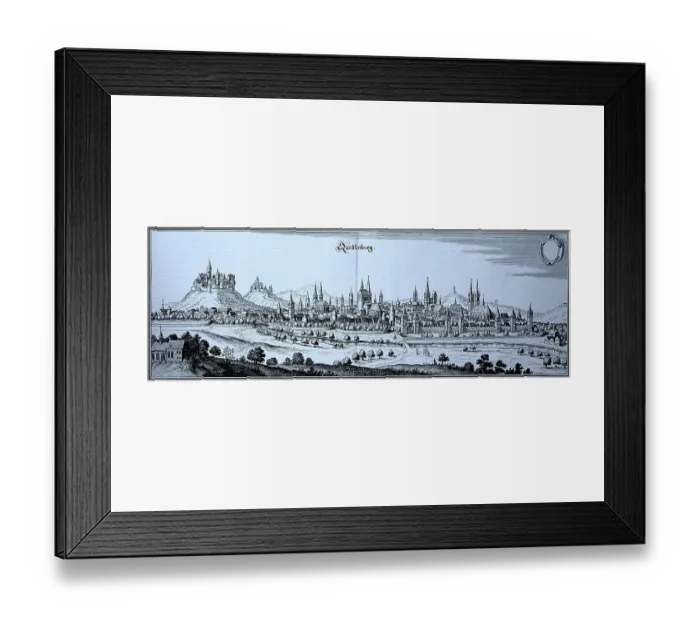 Framed Print : Quedlinburg in the Middle Ages, Saxony-Anhalt, Germany, Historical, digital reproduction of an original from the 19th century Framed Print : Quedlinburg in the Middle Ages, Saxony-Anhalt, Germany, Historical, digital reproduction of an original from the 19th century