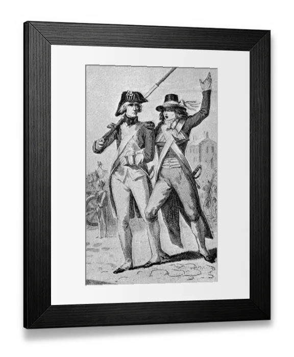 Framed Print : Tuileries Storm 1792, Paris, France, National Guardsman and Federe, Historical, digital reproduction of an original from the 19th century Framed Print : Tuileries Storm 1792, Paris, France, National Guardsman and Federe, Historical, digital reproduction of an original from the 19th century