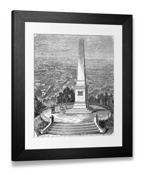 Framed Print : The Canossa Column on the Burgberg near Harzburg, Goslar District, Lower Saxony, Germany, in 1890, Historic, digital reproduction of an original 19th-century image Framed Print : The Canossa Column on the Burgberg near Harzburg, Goslar District, Lower Saxony, Germany, in 1890, Historic, digital reproduction of an original 19th-century image