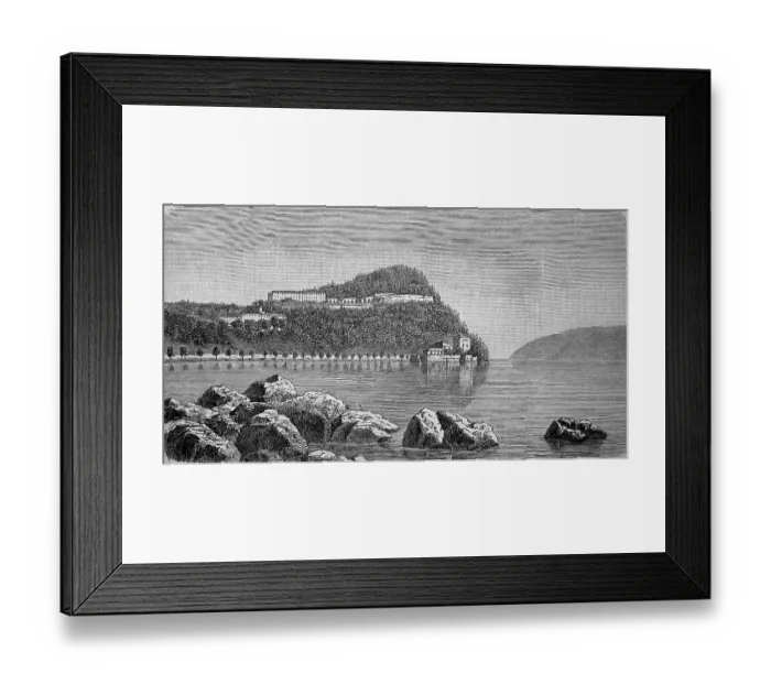 Framed Print : Villa Serbelloni and Lake Como, Lombardy, Italy, in 1880, Historic, Digital Reproduction of an Original 19th century Artwork Framed Print : Villa Serbelloni and Lake Como, Lombardy, Italy, in 1880, Historic, Digital Reproduction of an Original 19th century Artwork