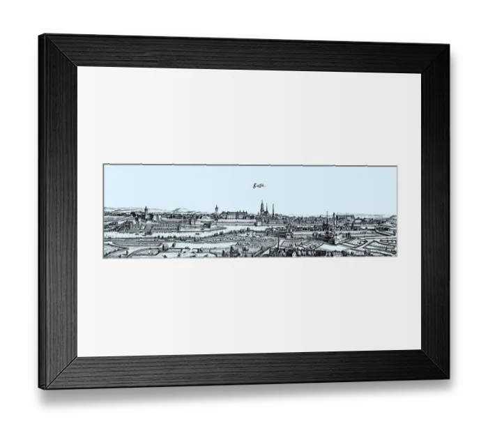Framed Print : Kassel in the Middle Ages, Hesse, Germany, Historical, digital reproduction of an original from the 19th century, original date unknown Framed Print : Kassel in the Middle Ages, Hesse, Germany, Historical, digital reproduction of an original from the 19th century, original date unknown