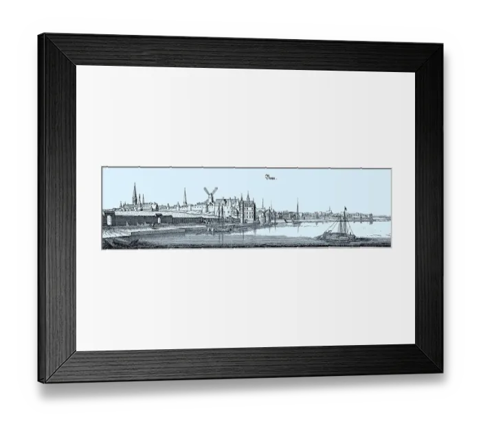 Framed Print : Bonn in the Middle Ages, North Rhine-Westphalia, Germany, Historical, digital reproduction of an original from the 19th century, original date unknown Framed Print : Bonn in the Middle Ages, North Rhine-Westphalia, Germany, Historical, digital reproduction of an original from the 19th century, original date unknown