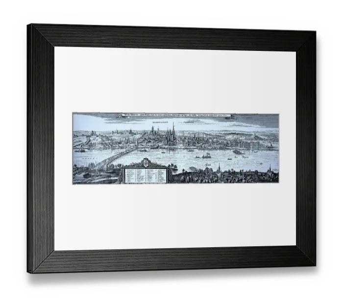 Framed Print : Mainz in the Middle Ages, Rhineland-Palatinate, Germany, Historical, digital reproduction of an original from the 19th century, original date unknown Framed Print : Mainz in the Middle Ages, Rhineland-Palatinate, Germany, Historical, digital reproduction of an original from the 19th century, original date unknown