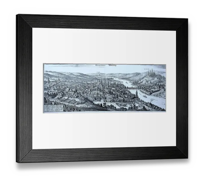 Framed Print : Wuerzburg in the Middle Ages, Lower Franconia, Bavaria, Germany, Historical, digital reproduction of an original from the 19th century, original date unknown Framed Print : Wuerzburg in the Middle Ages, Lower Franconia, Bavaria, Germany, Historical, digital reproduction of an original from the 19th century, original date unknown