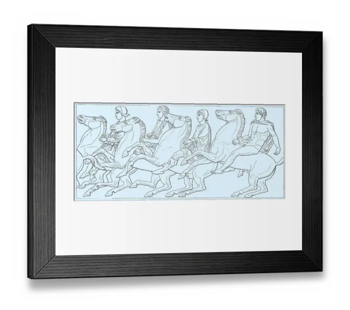 Framed Print : At the Parthenon Frieze, a former temple on the Athenian Acropolis, Athens, Greece, Historic, digitally restored reproduction of a 19th century original Framed Print : At the Parthenon Frieze, a former temple on the Athenian Acropolis, Athens, Greece, Historic, digitally restored reproduction of a 19th century original
