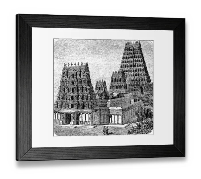 Framed Print : The pagoda, pilgrimage site, of Jagannath, now Puri, Oriya, Bengal, India, in 1860, Historic, digitally restored reproduction of an original 19th century artwork Framed Print : The pagoda, pilgrimage site, of Jagannath, now Puri, Oriya, Bengal, India, in 1860, Historic, digitally restored reproduction of an original 19th century artwork