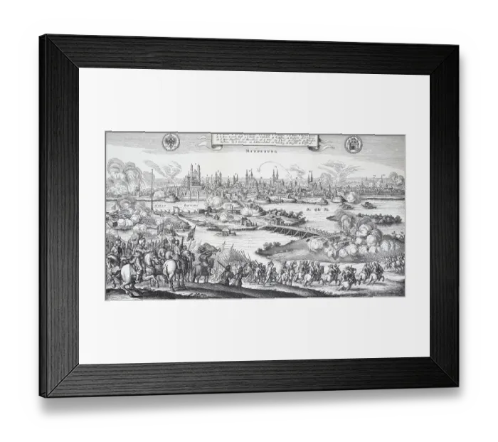 Framed Print : Johann T'Serclaes von Tilly, Siege of Magdeburg in 1631, Germany, Historic, digitally restored reproduction of a 19th century original Framed Print : Johann T'Serclaes von Tilly, Siege of Magdeburg in 1631, Germany, Historic, digitally restored reproduction of a 19th century original