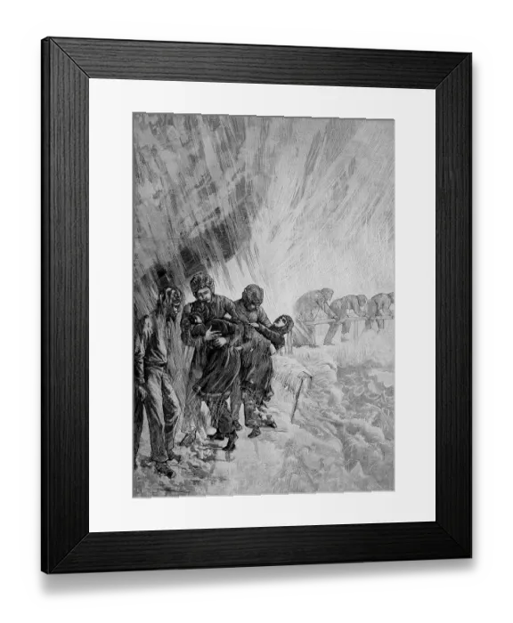 Framed Print : Visitors walk under Niagara Falls waterfalls and get wet, Canada, Visitors walk under Niagara Falls waterfalls and get wet, Canada, Historic, historical, digitally improved reproduction of an original from the 19th century Framed Print : Visitors walk under Niagara Falls waterfalls and get wet, Canada, Visitors walk under Niagara Falls waterfalls and get wet, Canada, Historic, historical, digitally improved reproduction of an original from the 19th century