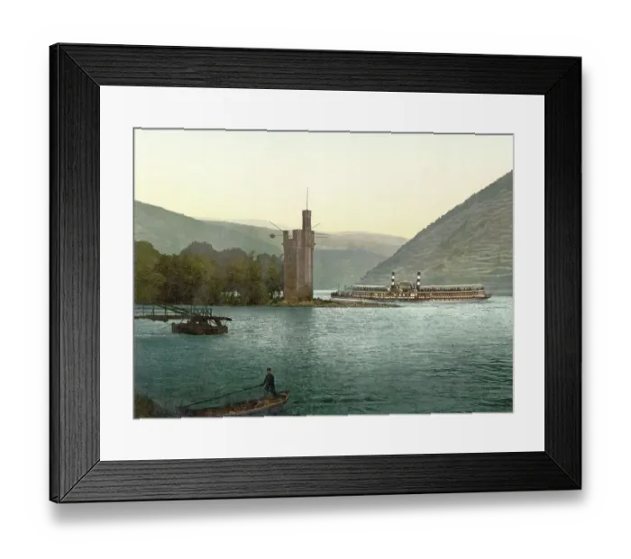 Framed Print : The Maeusetum in Bingen am Rhein, Rhineland-Palatinate, Germany, Historic, digitally restored reproduction of a photochrome print from the 1890s Framed Print : The Maeusetum in Bingen am Rhein, Rhineland-Palatinate, Germany, Historic, digitally restored reproduction of a photochrome print from the 1890s