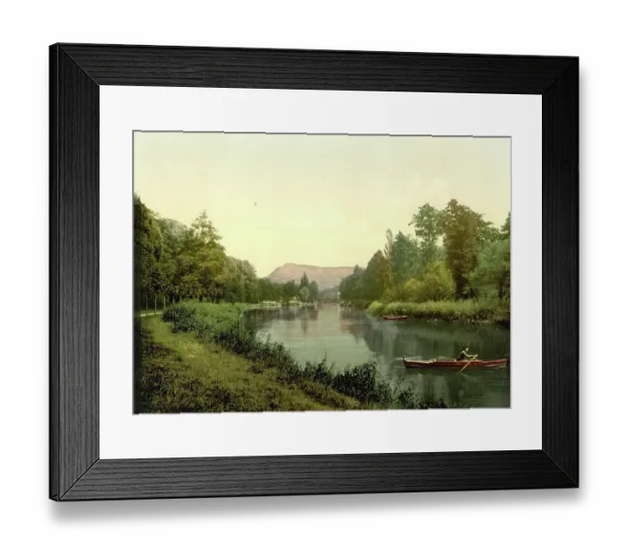 Framed Print : Paradise, Jena in Thuringia, Germany, Historic, digitally restored reproduction of a photochrome print from the 1890s Framed Print : Paradise, Jena in Thuringia, Germany, Historic, digitally restored reproduction of a photochrome print from the 1890s