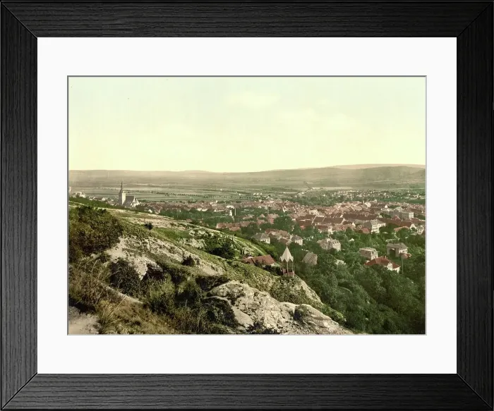 Framed Print : Bad Frankenhausen in Thuringia, Germany, Historical, Photochrome print from the 1890s Framed Print : Bad Frankenhausen in Thuringia, Germany, Historical, Photochrome print from the 1890s