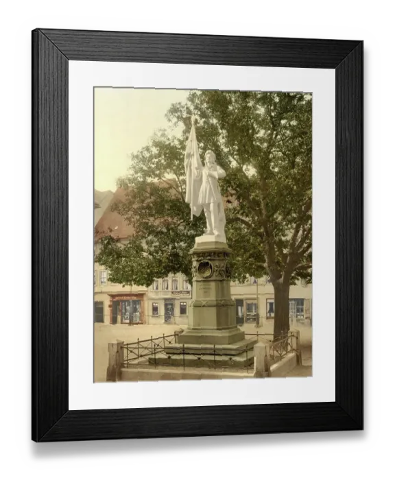 Framed Print : The fraternity monument, monument, in Jena in Thuringia, Germany, historical, photochrome print from the 1890s Framed Print : The fraternity monument, monument, in Jena in Thuringia, Germany, historical, photochrome print from the 1890s