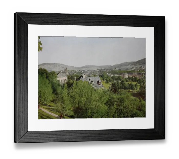 Framed Print : Historical photo around 1880 of Bad Kissing, Bavaria, Germany, historical, digitally restored reproduction of a 19th century original Framed Print : Historical photo around 1880 of Bad Kissing, Bavaria, Germany, historical, digitally restored reproduction of a 19th century original