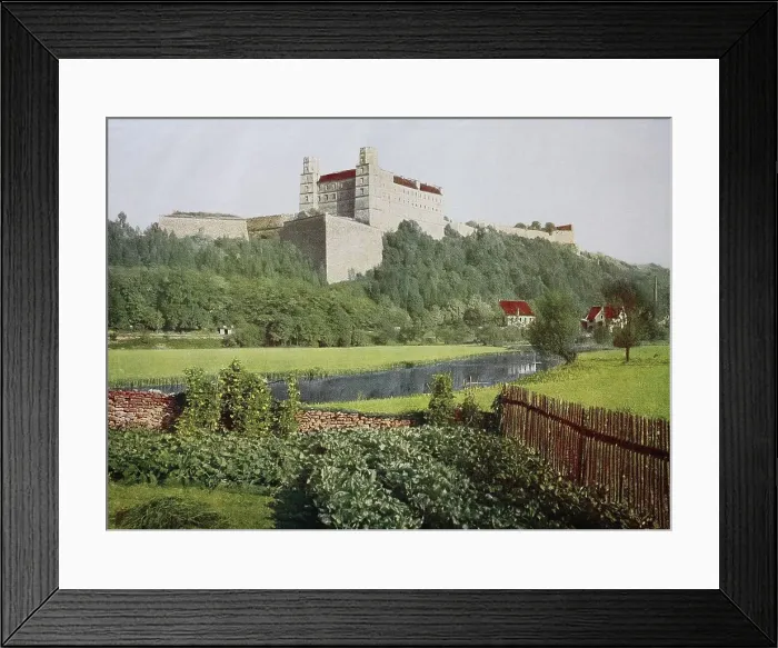 Framed Print : Historical photo around 1880 of Willibaldsburg Castle near Eichstaett, Bavaria, Germany, historical, digitally restored reproduction of a 19th century original Framed Print : Historical photo around 1880 of Willibaldsburg Castle near Eichstaett, Bavaria, Germany, historical, digitally restored reproduction of a 19th century original