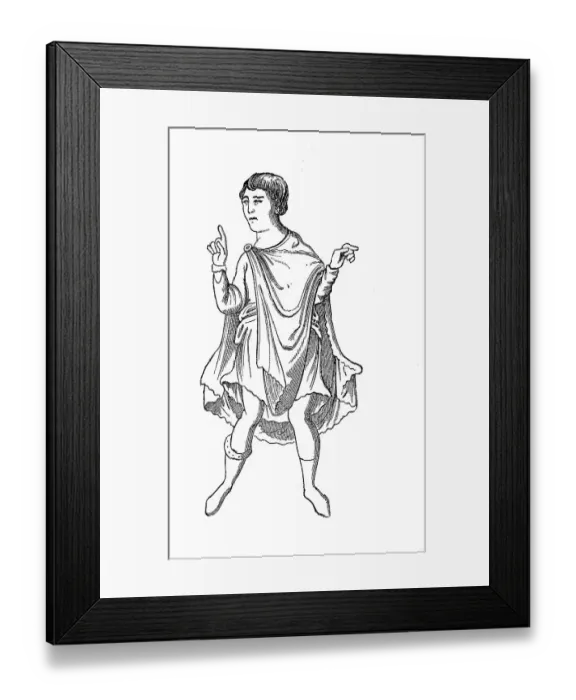 Framed Print : Cultural state in the 8th to 11th century, Nobleman, Germany, Historical, digitally restored reproduction of an original from the 19th century, exact original date unknown Framed Print : Cultural state in the 8th to 11th century, Nobleman, Germany, Historical, digitally restored reproduction of an original from the 19th century, exact original date unknown