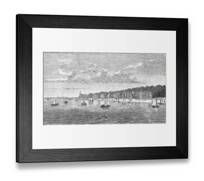 Framed Print : Heiligendam near Doberan on the Baltic Sea, 1890, Mecklenburg-Western Pomerania, Germany, Historic, digitally restored reproduction of an original 19th century painting, exact original date unknown Framed Print : Heiligendam near Doberan on the Baltic Sea, 1890, Mecklenburg-Western Pomerania, Germany, Historic, digitally restored reproduction of an original 19th century painting, exact original date unknown