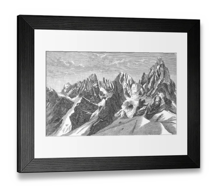 Framed Print : The Dolomites of Paneveggio in South Tyrol in 1880, Italy, Historical, digitally restored reproduction of a 19th century original, exact original date unknown Framed Print : The Dolomites of Paneveggio in South Tyrol in 1880, Italy, Historical, digitally restored reproduction of a 19th century original, exact original date unknown