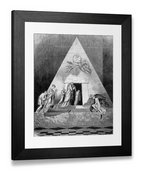Framed Print : The Tomb of Maria Christina, Duchess of Teschen, 1742, 1798, in Vienna, Austria, Historic, digitally restored reproduction of a 19th century original, exact original date unknown Framed Print : The Tomb of Maria Christina, Duchess of Teschen, 1742, 1798, in Vienna, Austria, Historic, digitally restored reproduction of a 19th century original, exact original date unknown