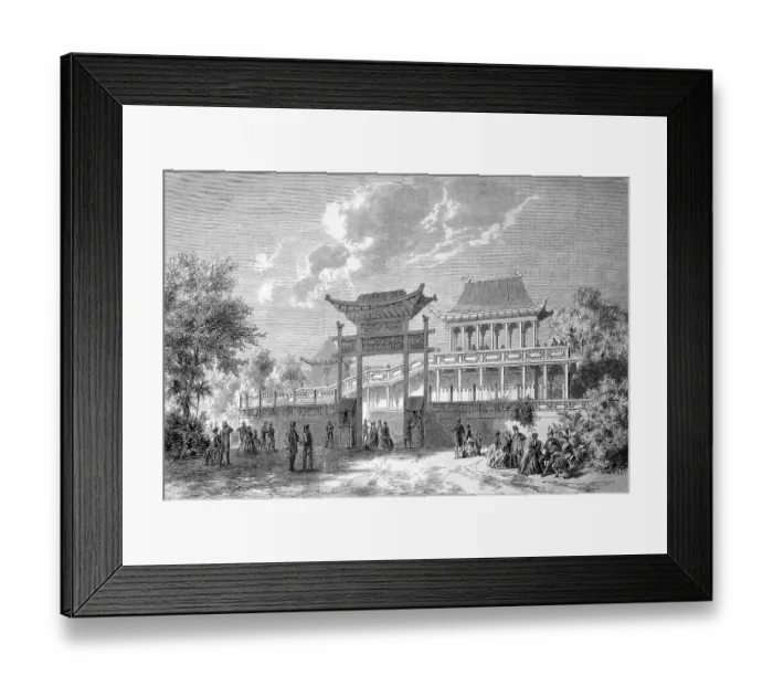 Framed Print : World's Fair, World's Fair or Universal Exhibition in Paris, France, The Chinese Exhibition and Theatre, Paris World's Fair 1889, Historic, digitally restored reproduction of an original 19th century artwork, exact original date unknown Framed Print : World's Fair, World's Fair or Universal Exhibition in Paris, France, The Chinese Exhibition and Theatre, Paris World's Fair 1889, Historic, digitally restored reproduction of an original 19th century artwork, exact original date unknown