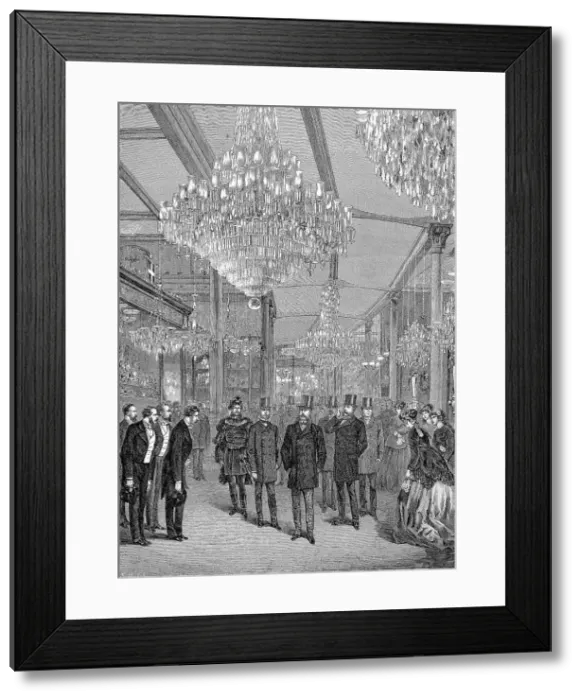 Framed Print : Emperor Franz Joseph I of Austria visits the World's Fair in Paris, Paris World's Fair 1889, France, Historic, digitally restored reproduction of an original 19th century artwork, exact original date unknown Framed Print : Emperor Franz Joseph I of Austria visits the World's Fair in Paris, Paris World's Fair 1889, France, Historic, digitally restored reproduction of an original 19th century artwork, exact original date unknown