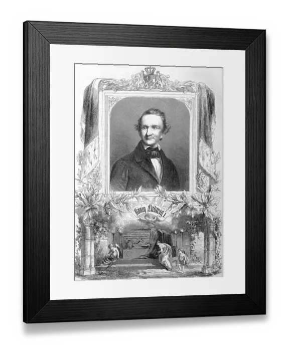 Framed Print : Ludwig I. 1786, 1868, was King of Bavaria, Germany, from 1825 until the revolutions of 1848, Historical, digitally restored reproduction of an original 19th century artwork, exact original date unknown Framed Print : Ludwig I. 1786, 1868, was King of Bavaria, Germany, from 1825 until the revolutions of 1848, Historical, digitally restored reproduction of an original 19th century artwork, exact original date unknown