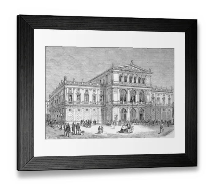 Framed Print : Building of the New Conservatory, Conservatory, School of Music in Vienna, c. 1885, Austria, Historic, digitally restored reproduction of a 19th century original, exact original date unknown Framed Print : Building of the New Conservatory, Conservatory, School of Music in Vienna, c. 1885, Austria, Historic, digitally restored reproduction of a 19th century original, exact original date unknown
