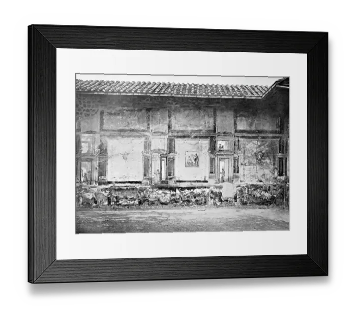 Framed Print : Historic photograph (ca 1880) of Pompeii, Aqua Augusta or Serino Aqueduct, Acquedotto Romano del Serino, Italy, Historic, digitally restored reproduction of a 19th century original, exact original date unknown Framed Print : Historic photograph (ca 1880) of Pompeii, Aqua Augusta or Serino Aqueduct, Acquedotto Romano del Serino, Italy, Historic, digitally restored reproduction of a 19th century original, exact original date unknown