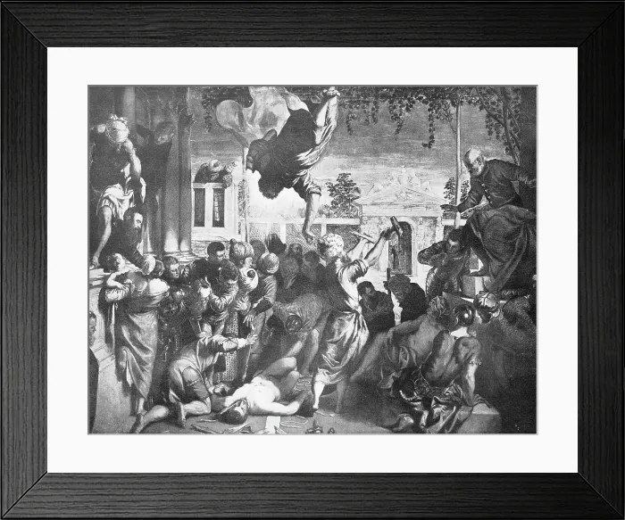 Framed Print : Historic photo (ca 1880) of The Miracle of the Slave, The Miracle of St. Mark, a painting by the Italian Renaissance artist Jacopo Tintoretto, Italy, Historic, digitally restored reproduction of a 19th century original, exact original date not known Framed Print : Historic photo (ca 1880) of The Miracle of the Slave, The Miracle of St. Mark, a painting by the Italian Renaissance artist Jacopo Tintoretto, Italy, Historic, digitally restored reproduction of a 19th century original, exact original date not known