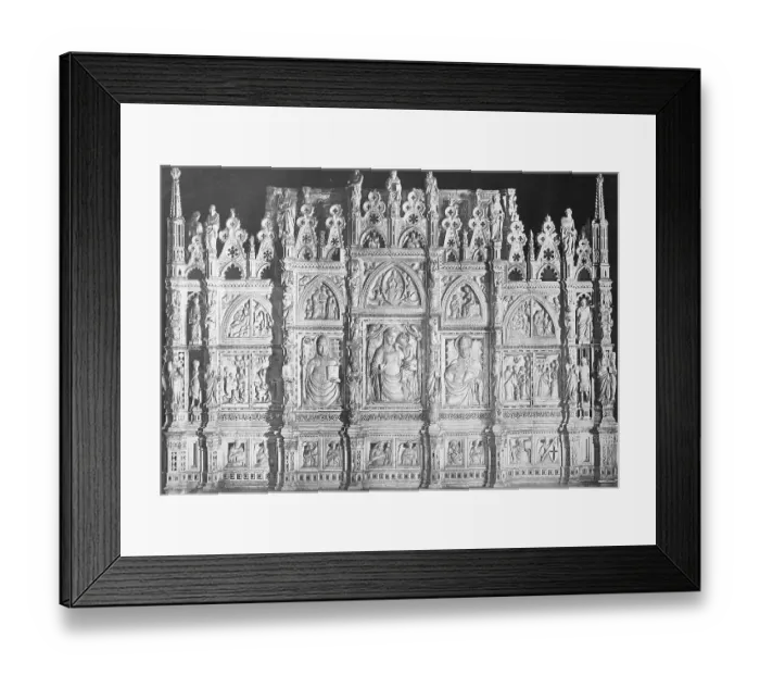 Framed Print : Historic photograph (ca 1880) of the Arch of St. Donatus in the Cathedral of Arezzo, Tuscany, Italy, Historic, digitally restored reproduction of a 19th century original, exact original date unknown Framed Print : Historic photograph (ca 1880) of the Arch of St. Donatus in the Cathedral of Arezzo, Tuscany, Italy, Historic, digitally restored reproduction of a 19th century original, exact original date unknown