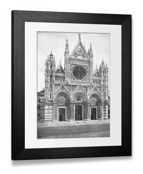Framed Print : Historical photo (ca 1880) of the Duomo di Siena, Tuscany, Italy, Historical, digitally restored reproduction of an original from the 19th century, exact original date unknown Framed Print : Historical photo (ca 1880) of the Duomo di Siena, Tuscany, Italy, Historical, digitally restored reproduction of an original from the 19th century, exact original date unknown