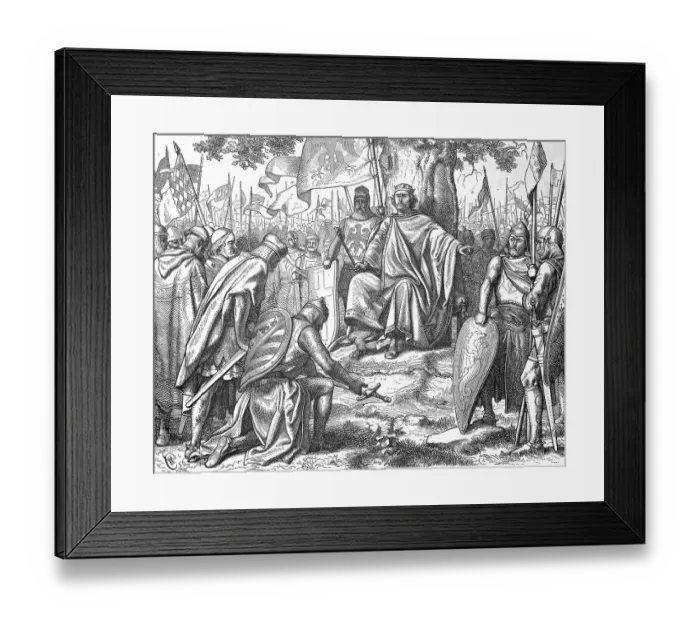 Framed Print : Historical illustration of the subjugation of the Saxon princes in Spira, today Speyer, Germany, 1075, Historical, digitally restored reproduction of a 19th century original, exact original date not known Framed Print : Historical illustration of the subjugation of the Saxon princes in Spira, today Speyer, Germany, 1075, Historical, digitally restored reproduction of a 19th century original, exact original date not known