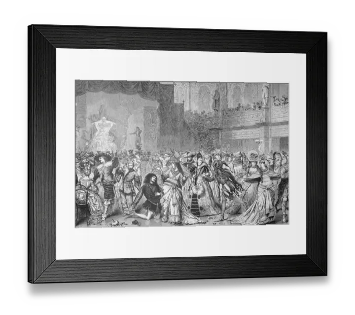 Framed Print : Historical illustration of the costume party or carnival party of artists in Berlin, Germany, Historical, digitally restored reproduction of an original 19th century artwork, exact original date unknown Framed Print : Historical illustration of the costume party or carnival party of artists in Berlin, Germany, Historical, digitally restored reproduction of an original 19th century artwork, exact original date unknown