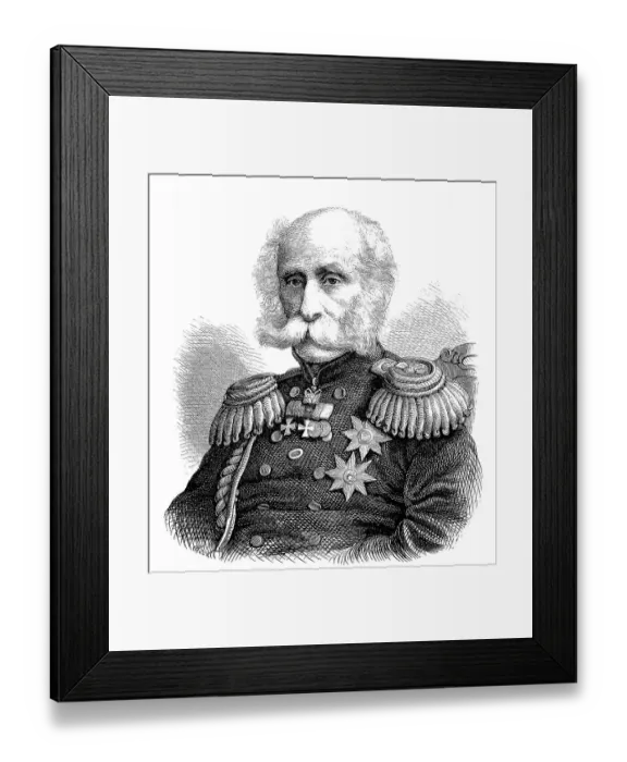 Framed Print : Count Fyodor Petrovich Litke, born Friedrich Benjamin Luetke, 1797 to 1882, Russian navigator, geographer and Arctic explorer, Russia, Historical, digitally restored reproduction of a 19th century original, exact original date unknown Framed Print : Count Fyodor Petrovich Litke, born Friedrich Benjamin Luetke, 1797 to 1882, Russian navigator, geographer and Arctic explorer, Russia, Historical, digitally restored reproduction of a 19th century original, exact original date unknown